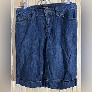 Calvin Klein modest shorts denim Bermuda shorts size 10